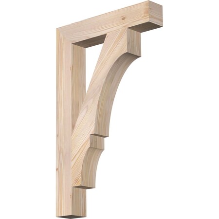 Ekena Millwork Balboa Block Smooth Bracket, Douglas Fir, 3 1/2"W x 20"D x 32"H BKT04X20X32BOA05SDF